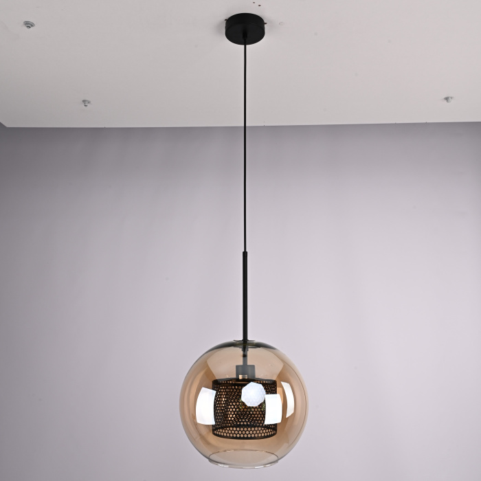 Подвесной светильник CATCH AMBER Ball L D30 ImperiumLoft