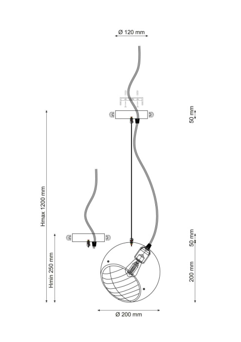 Светильник подвесной Lucia Tucci NARNI 1942.1 gray-green
