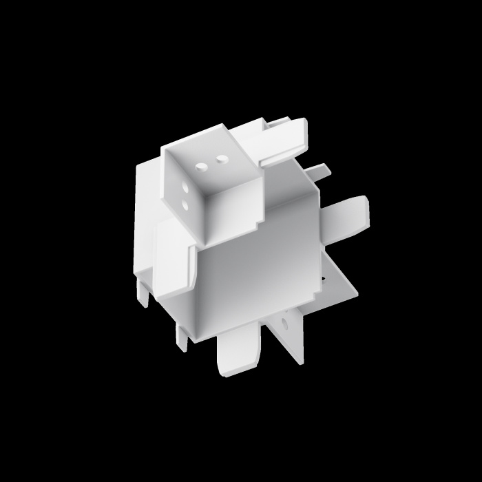 Коннектор угловой внутренний Radity встраиваемый белый Maytoni TRA084CT-12W