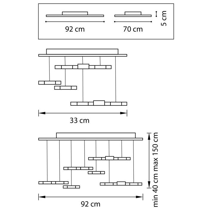 Подвесной светодиодный светильник FAVO LIGHTSTAR 750263