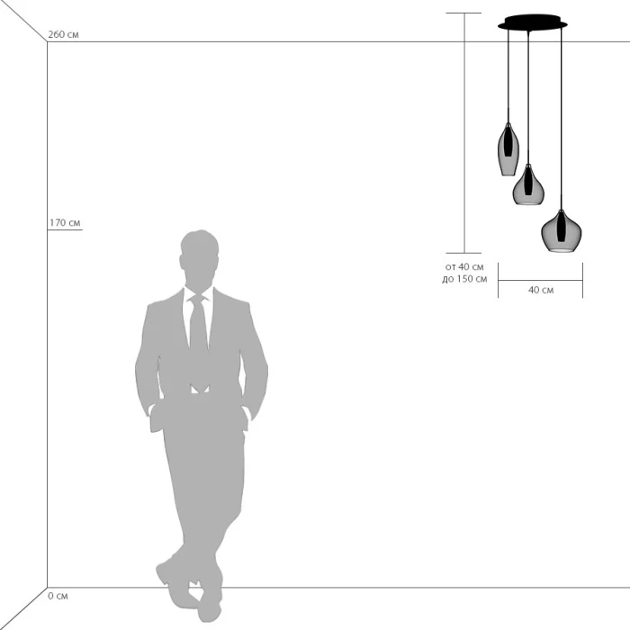 Каскадная люстра Pentola LIGHTSTAR 803050