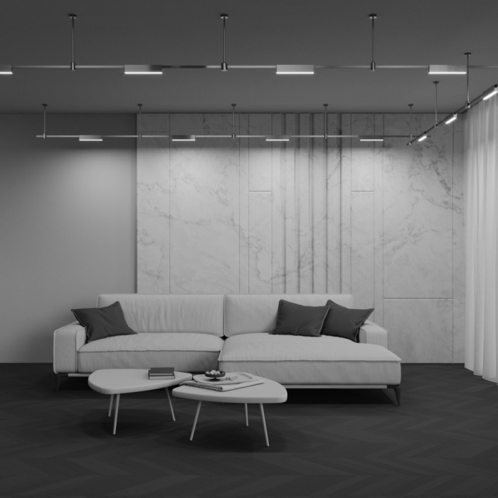 Трековый светильник Maytoni Basis TR151-1-18W4K-BS