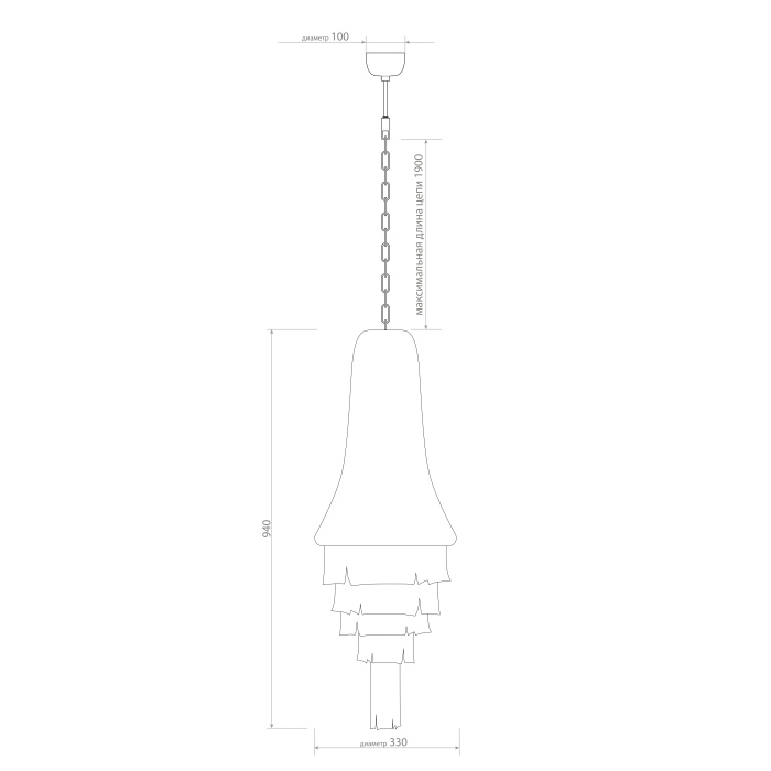 Подвесная люстра Covali JPL-20012