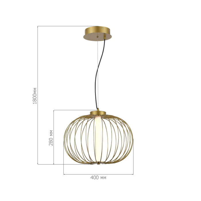 Подвесной светильник ST LUCE SLICE SL6124.203.01