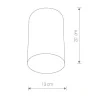 Накладной светильник Nowodvorski Point Plexi 6531