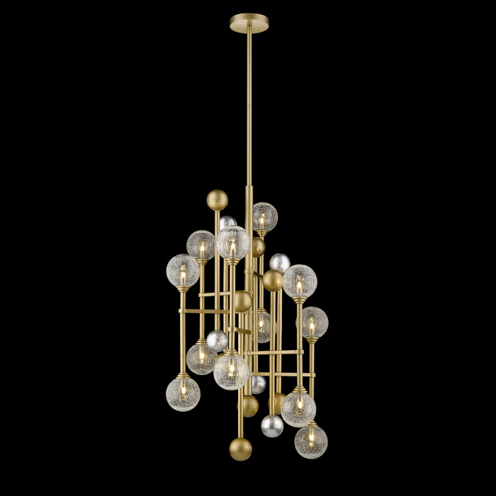 Подвесная люстра Delight Collection Fluxus P68084-12 gold
