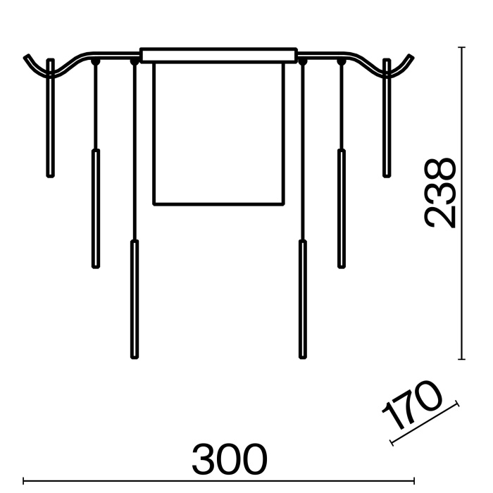 Настенный светильник Freya Porto FR5104WL-02N