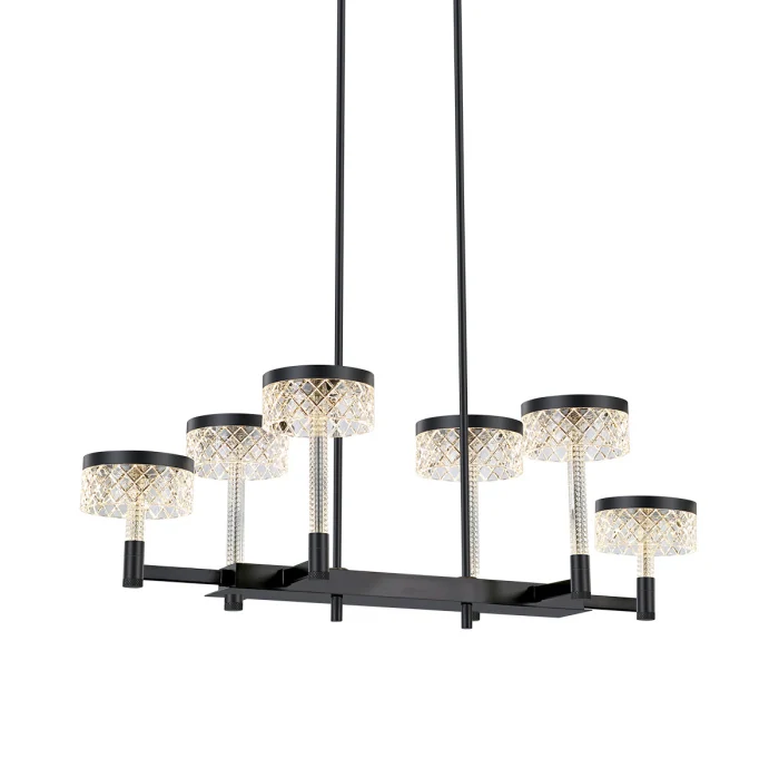 Подвесная люстра Delight Collection Diamond cut MD21020075-6B matt black