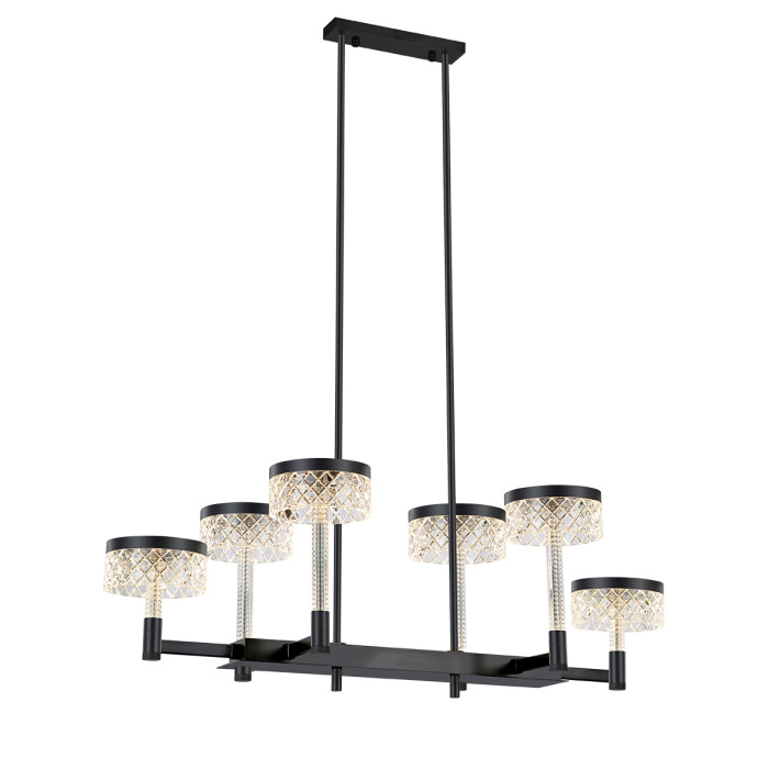 Подвесная люстра Delight Collection Diamond cut MD21020075-6B matt black