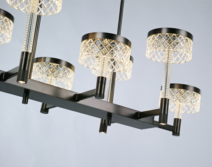 Подвесная люстра Delight Collection Diamond cut MD21020075-6B matt black