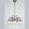 Люстра на штанге Berliner Messinglampen D227-123crB