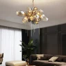 Подвесная люстра Delight Collection Britannica 8898P/AL gold/smoky