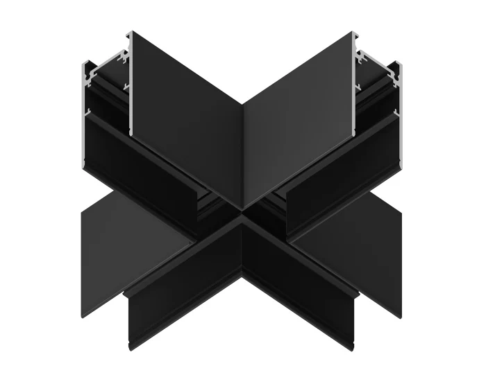 Коннектор Х-образный для накладного шинопровода Magnetic Ambrella light GL3376