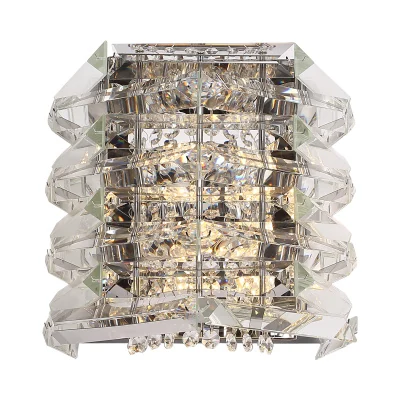 Светильник настенный ST-Luce никель/прозрачный E14 2*40W SL6137.101.02