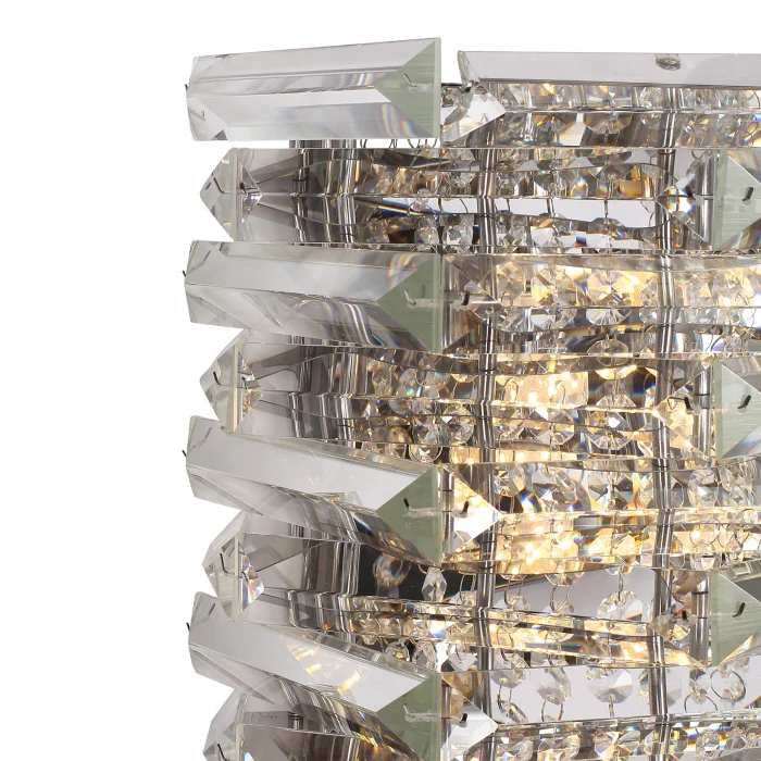 Светильник настенный ST-Luce никель/прозрачный E14 2*40W SL6137.101.02