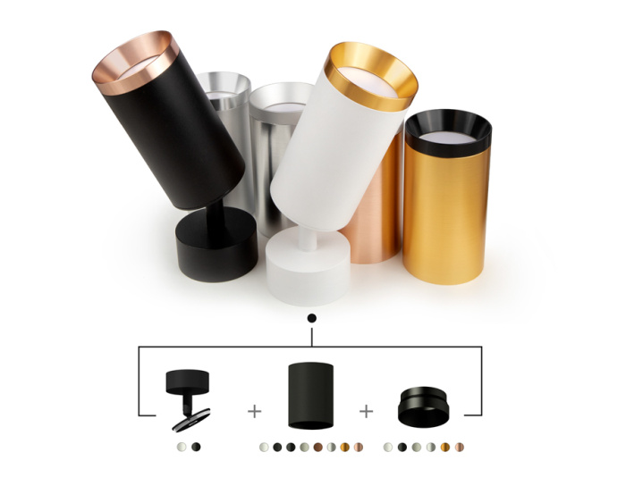 Крепеж накладной поворотный для корпуса светильника с диаметром отверстия D60mm Ambrella light A2202