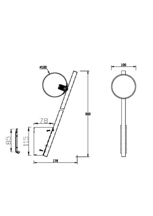 Бра Maytoni MOD175WL-01G