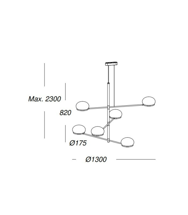 Подвесной светильник Leds C4 COCO