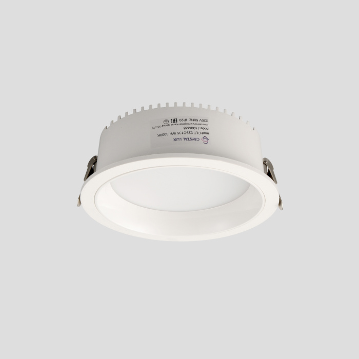 Светильник встраиваемый Crystal Lux CLT 529C135 WH 3000K