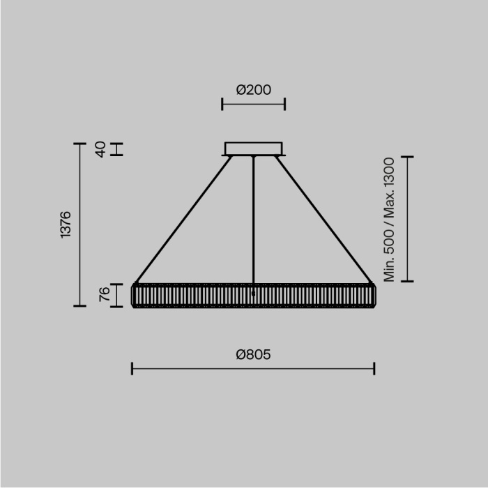 Подвесной светильник Maytoni Krone P097PL-L45BS3K