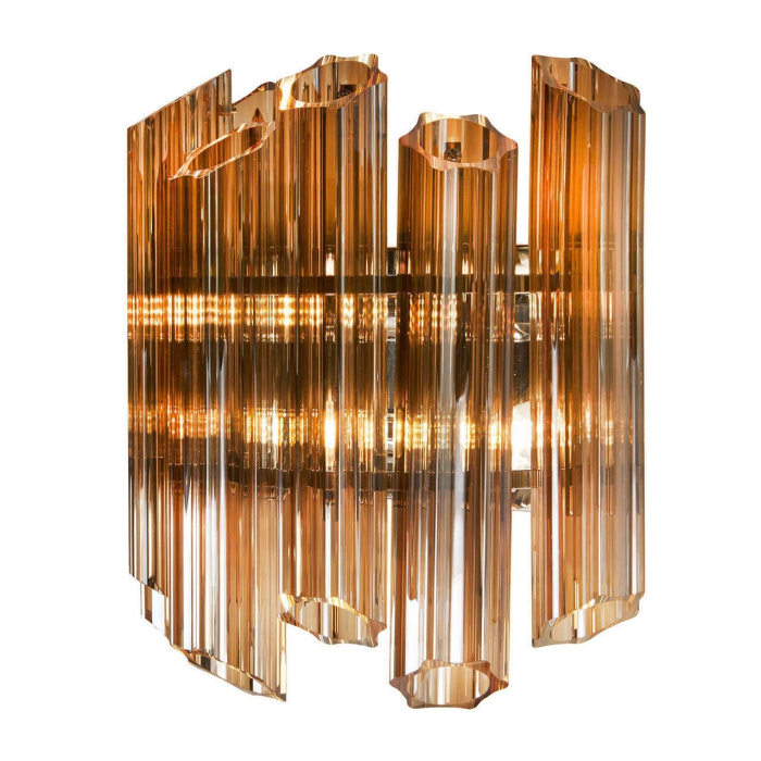 Настенный светильник iLamp MB0267-2C CHROME+BROWN