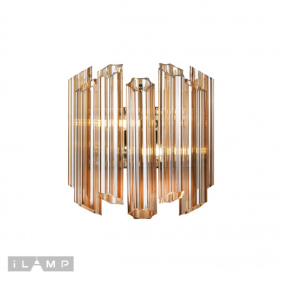 Настенный светильник iLamp MB0267-2C CHROME+BROWN