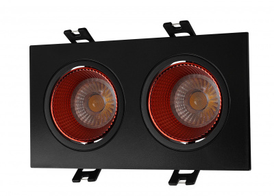 Встраиваемый светильник Denkirs Rodvig DK3072-BK+RD