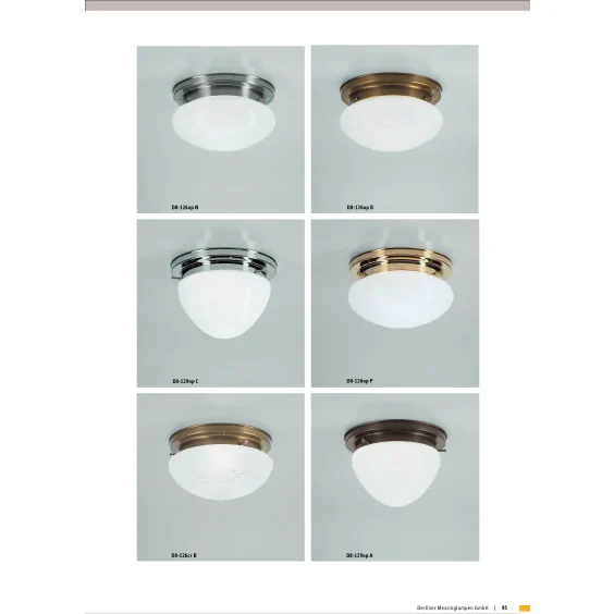 Настенно-потолочный светильник Berliner Messinglampen D18-125crA