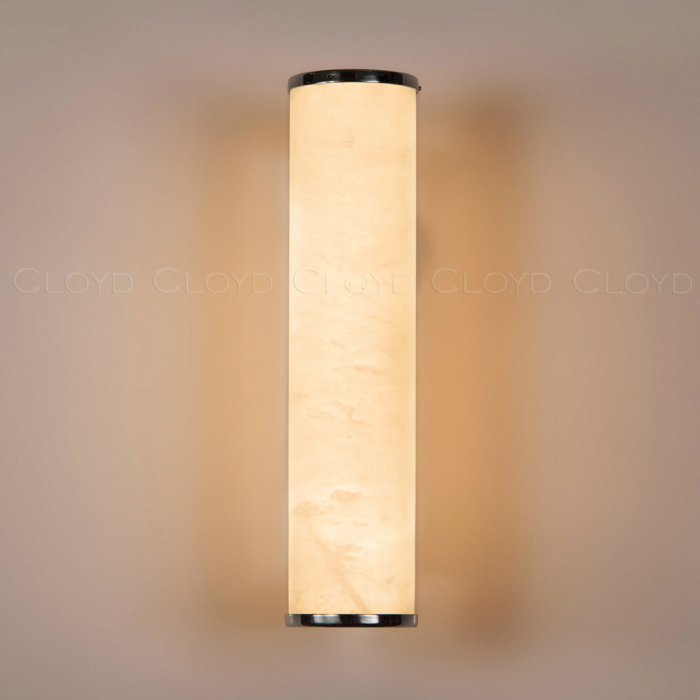 Бра Cloyd LERMONT-A W1 / выс. 30 см - алебастр - хром (арт.20207)