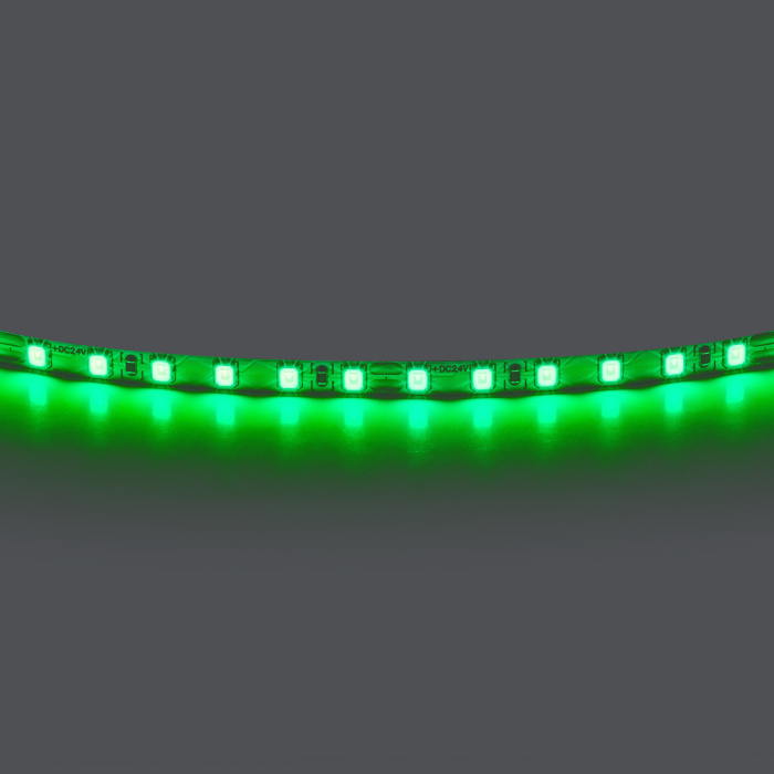 Лента цветного свечения 24V, зеленый 420514