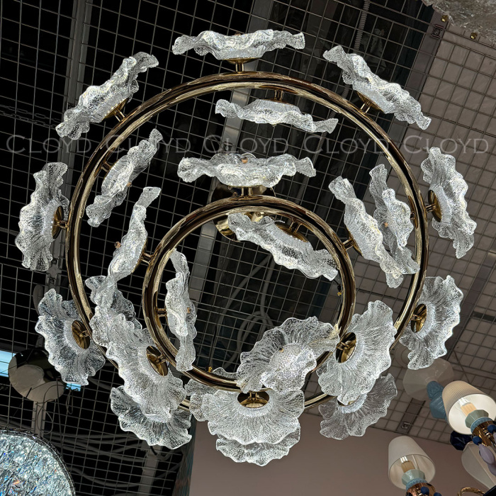 Люстра Cloyd SHAMBALA-B C1 / Ø80 см - золото (арт.11496)