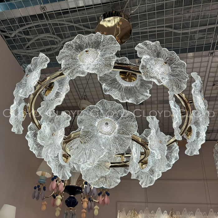 Люстра Cloyd SHAMBALA-B C1 / Ø80 см - золото (арт.11496)