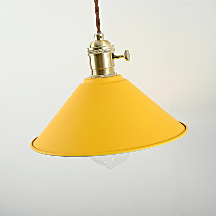 Бра с подвесным плафоном BRAID WALL Yellow ImperiumLoft