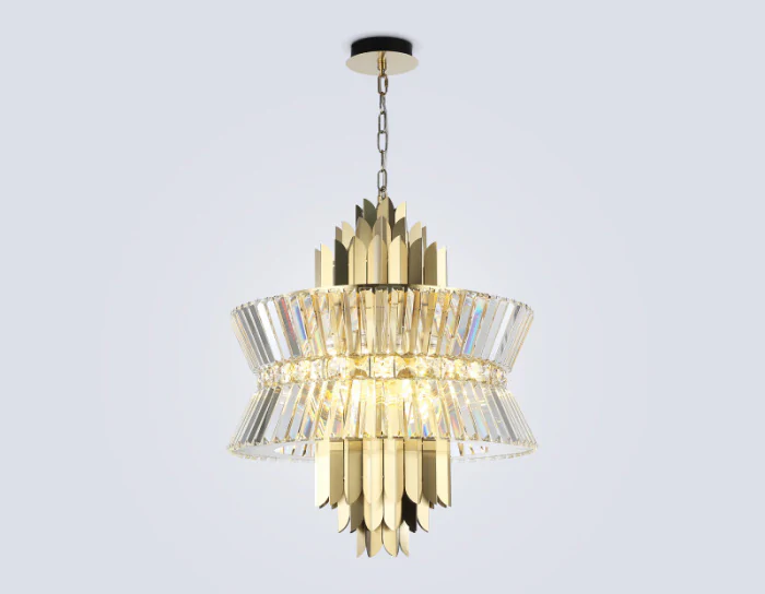 Подвесная люстра с хрусталем HIGH LIGHT AMBRELLA LIGHT LH41017