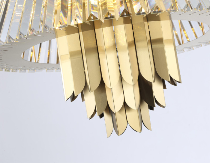 Подвесная люстра с хрусталем HIGH LIGHT AMBRELLA LIGHT LH41017