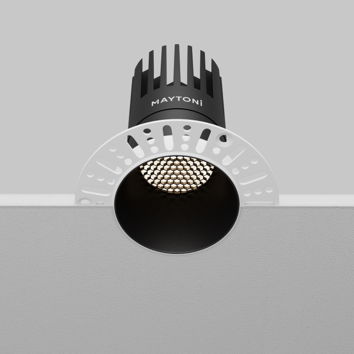 Встраиваемый светильник Maytoni Dip DL122-15W-4K-TRS-B