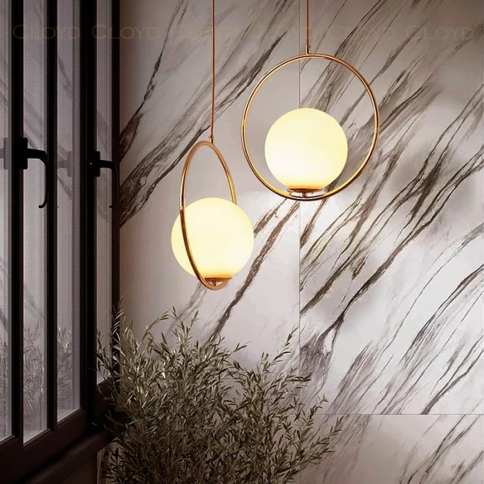 Подвесной светильник Cloyd MONADA-B P1 / выс. 35 см - золото (арт.10935)