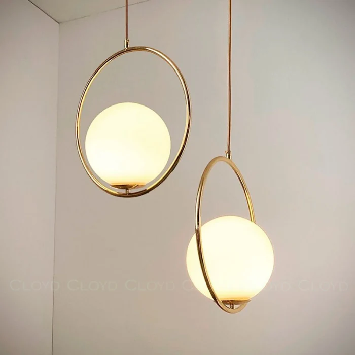 Подвесной светильник Cloyd MONADA-B P1 / выс. 35 см - золото (арт.10935)