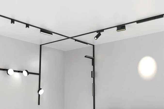 Накладной магнитный шинопровод ITALLINE IT09-9020 black tube