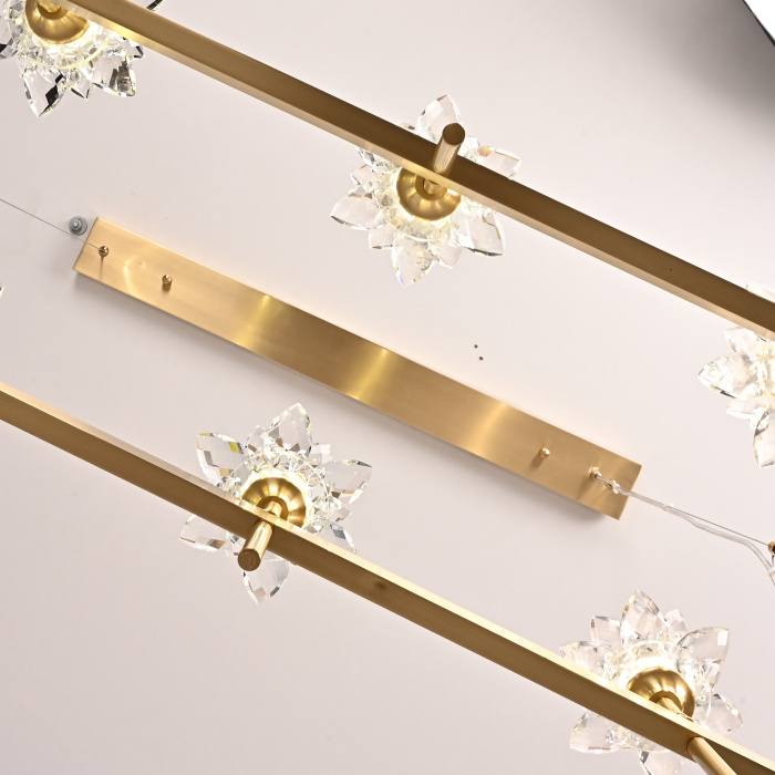 Подвесная люстра LOTOS LONG 8 ImperiumLoft