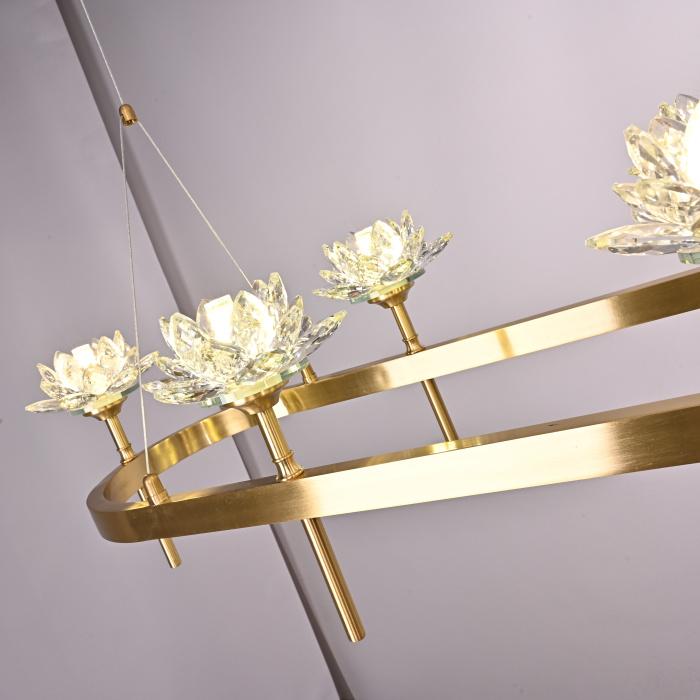 Подвесная люстра LOTOS LONG 8 ImperiumLoft