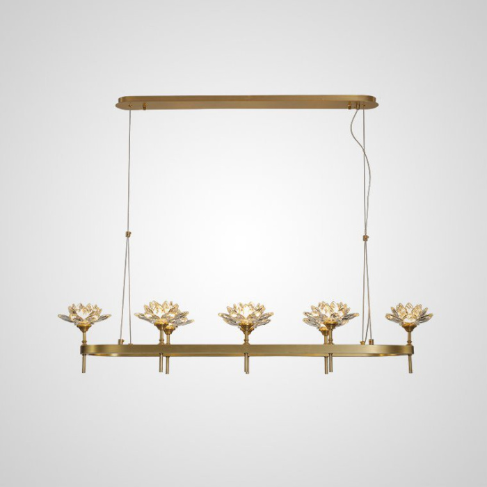 Подвесная люстра LOTOS LONG 8 ImperiumLoft