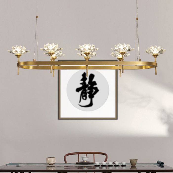 Подвесная люстра LOTOS LONG 8 ImperiumLoft