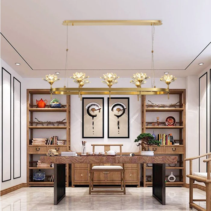 Подвесная люстра LOTOS LONG 8 ImperiumLoft