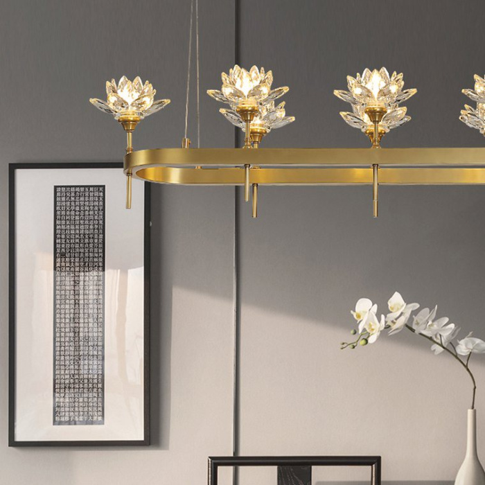 Подвесная люстра LOTOS LONG 8 ImperiumLoft