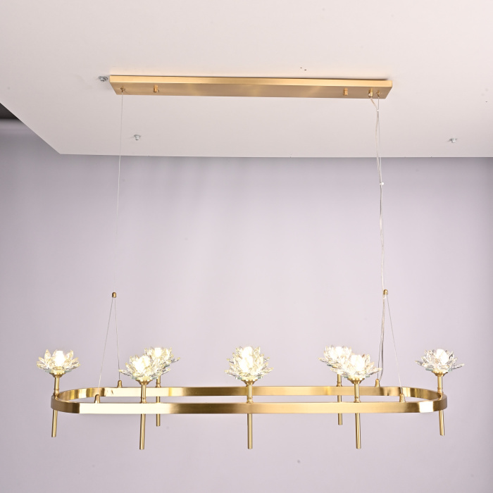 Подвесная люстра LOTOS LONG 8 ImperiumLoft