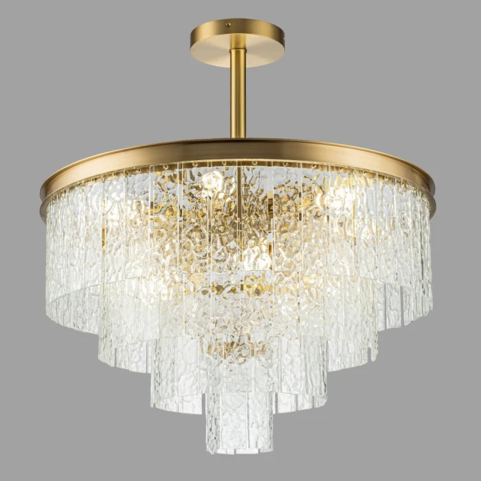 Люстра на штанге Belfast Harland 6308-6 BR CL