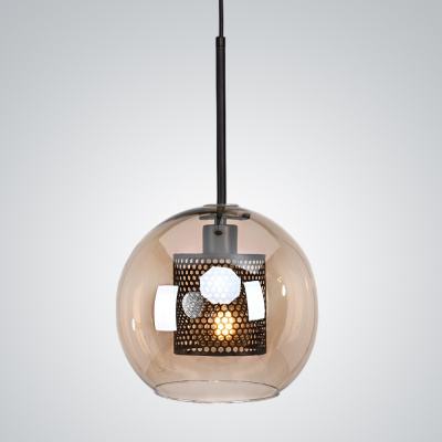 Подвесной светильник CATCH AMBER Ball M D24 ImperiumLoft