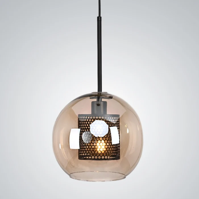 Подвесной светильник CATCH AMBER Ball M D24 ImperiumLoft