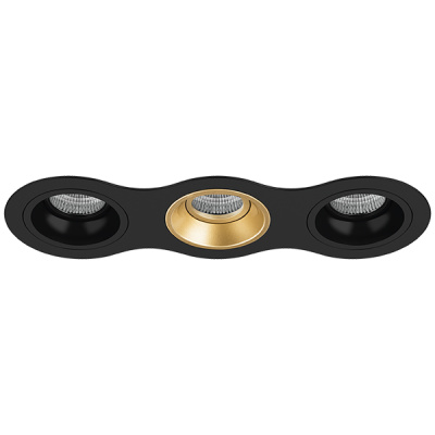 Комплект из светильников и рамки DOMINO Domino Lightstar D637070307